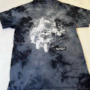 🚀 NASA Astronaut Graphic Tie Dye T-Shirt Space Tee Small